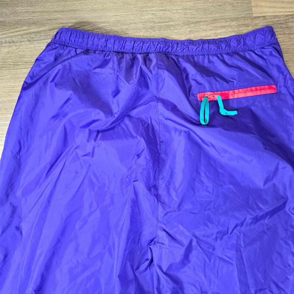 Vintage Woolrich Pack It Rain Pants Womens L Purple Packable Hiking Camping Vtg - Picture 13 of 15